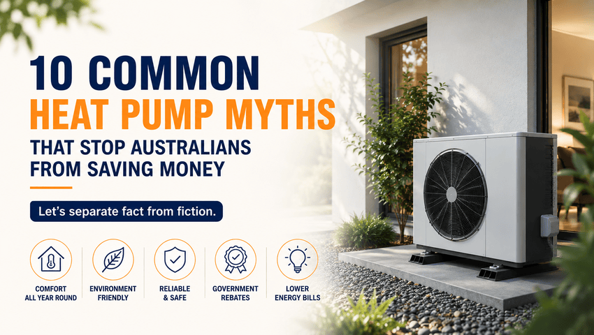 10 Common Heat Pump Myths That Stop Australians from Saving Money