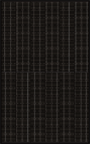 DAS Black Pro 440W Bifacial All Black Double Glass N-Type DH96NE-440 – 96 half-cells 30mm MC4-EVO2 – IEC61215:2021